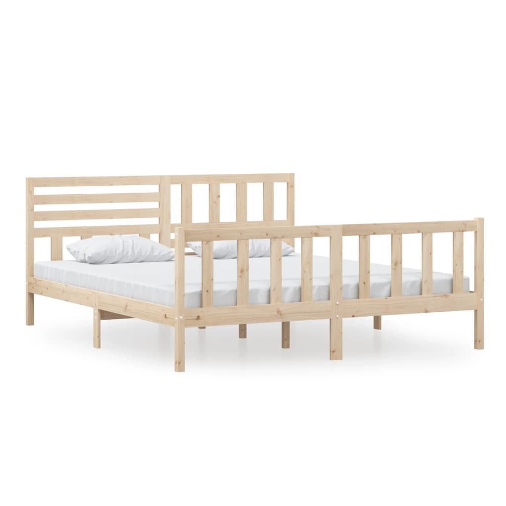 Cadre de lit sans matelas bois massif - XIOS