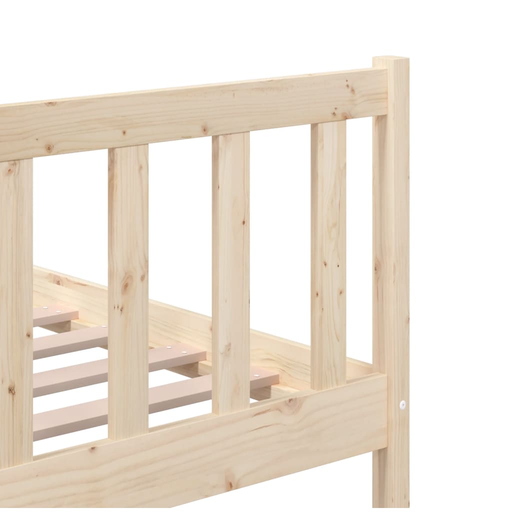Cadre de lit sans matelas bois massif 200x200 cm - XIOS