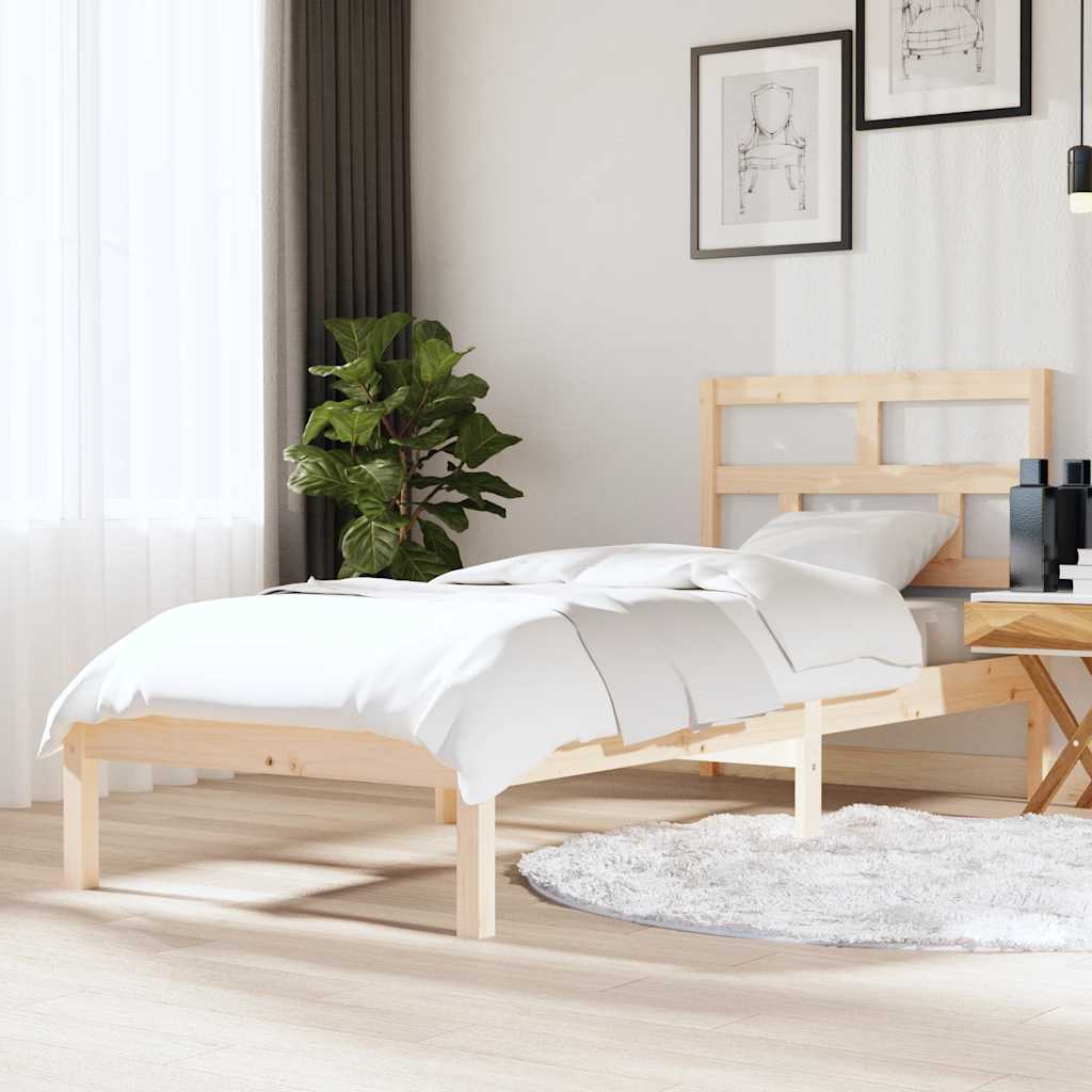 Cadre de lit sans matelas bois massif - XIOS