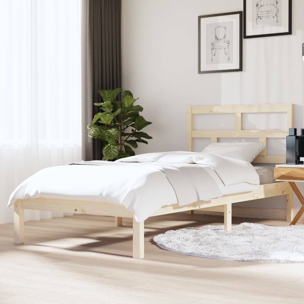 Cadre de lit sans matelas bois massif - XIOS
