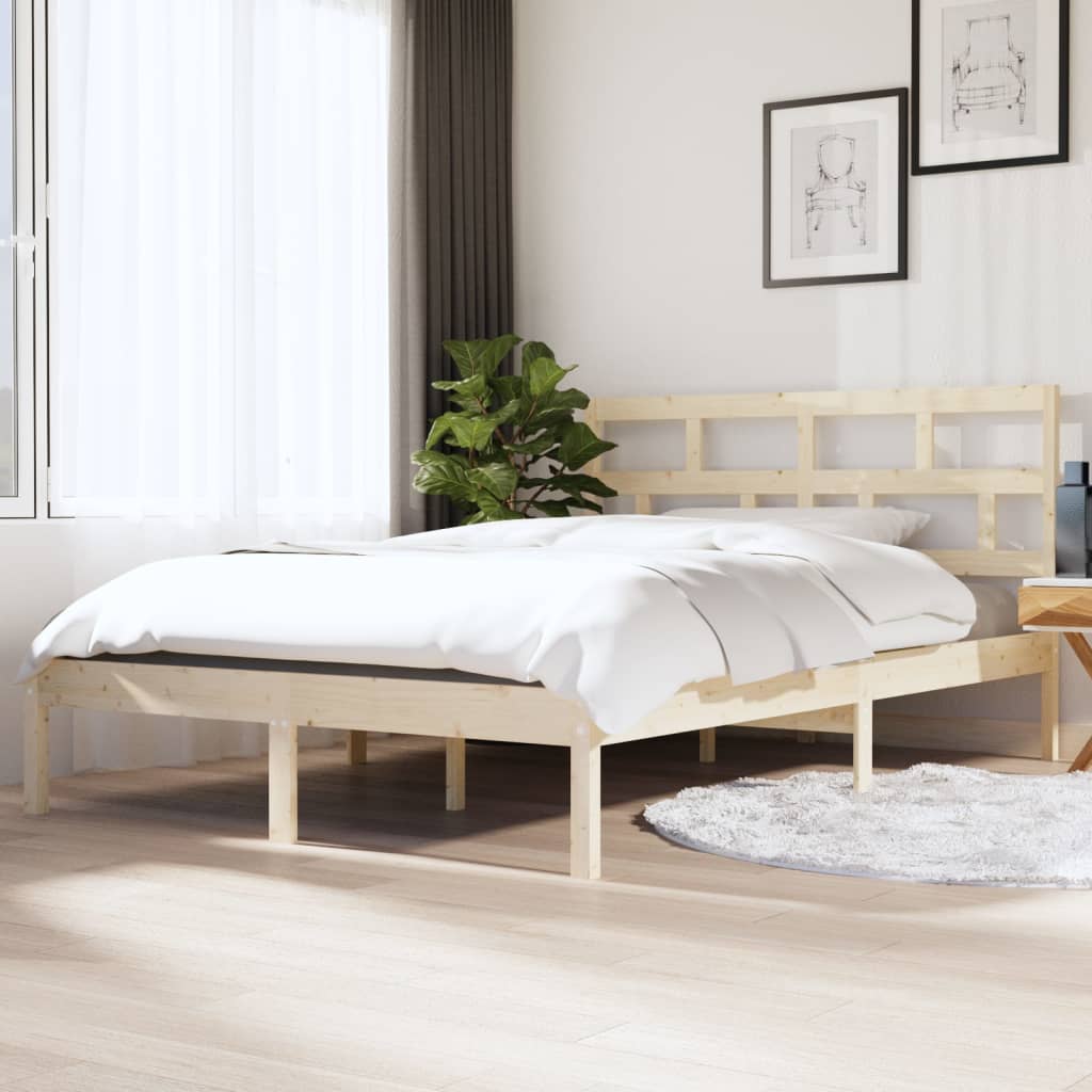 Cadre de lit sans matelas bois massif - XIOS