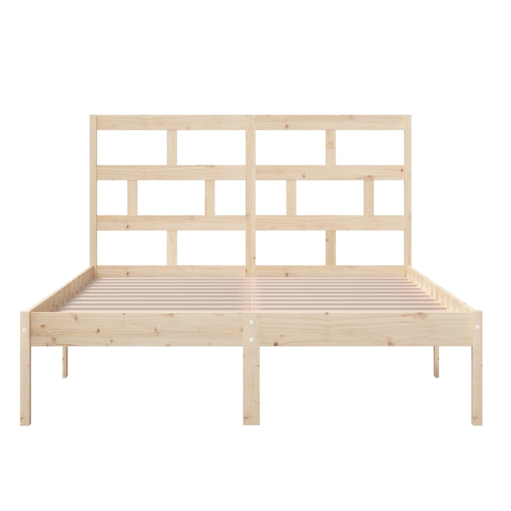 Cadre de lit sans matelas bois massif 140x200 cm - XIOS