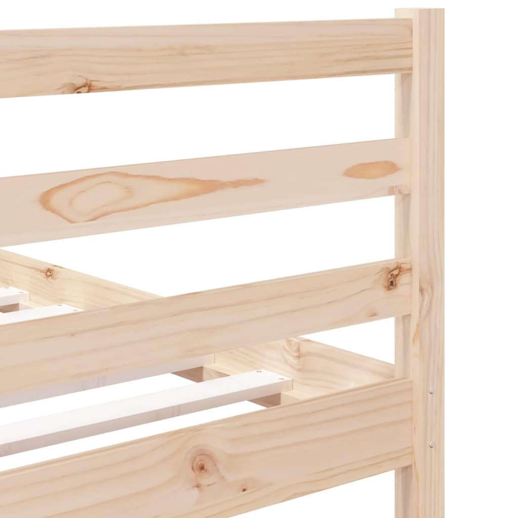 Cadre de lit sans matelas 90x190 cm bois massif - XIOS