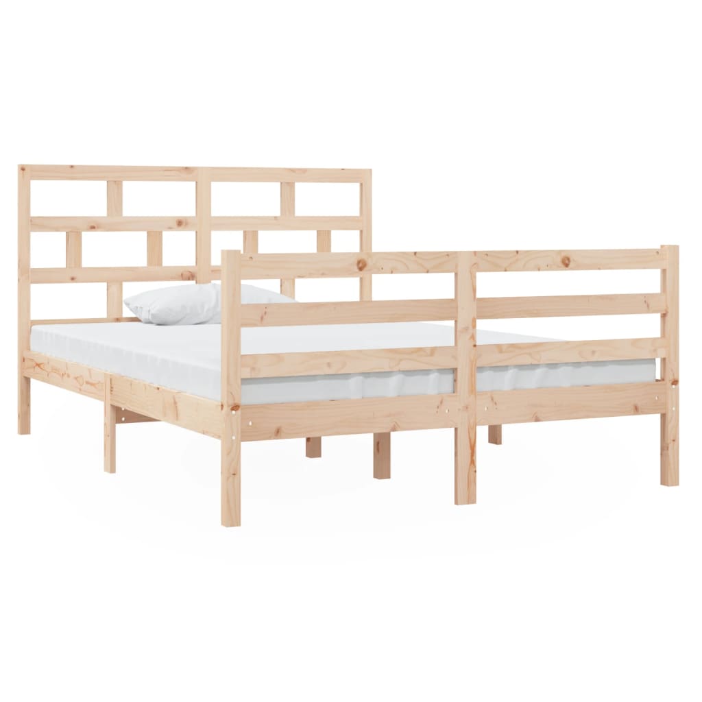 Cadre de lit sans matelas bois massif - XIOS