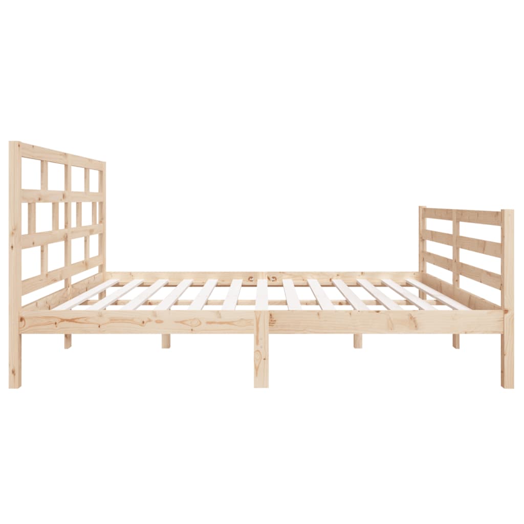 Cadre de lit sans matelas bois massif - XIOS