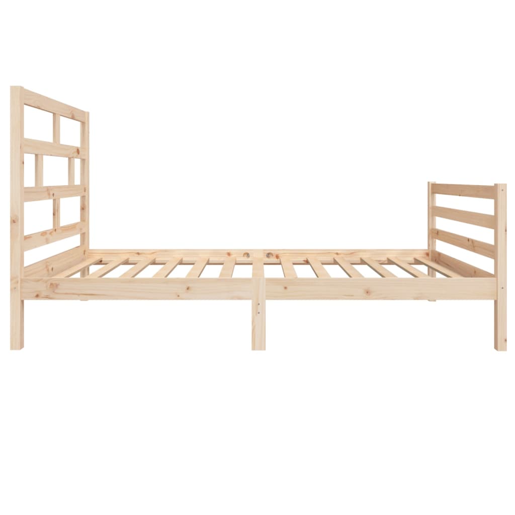 Cadre de lit sans matelas bois massif 100x200 cm - XIOS