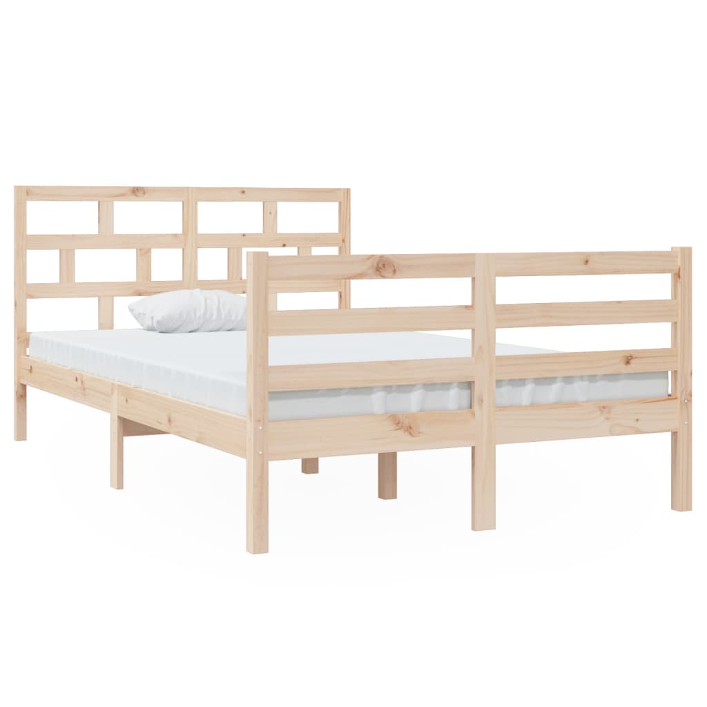 Cadre de lit sans matelas bois massif 120x200 cm - XIOS
