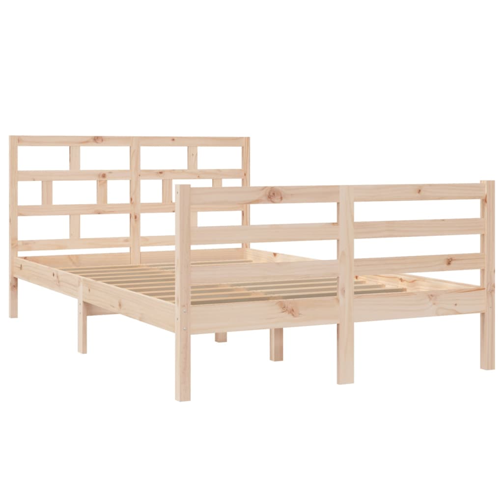 Cadre de lit sans matelas bois massif 120x200 cm - XIOS