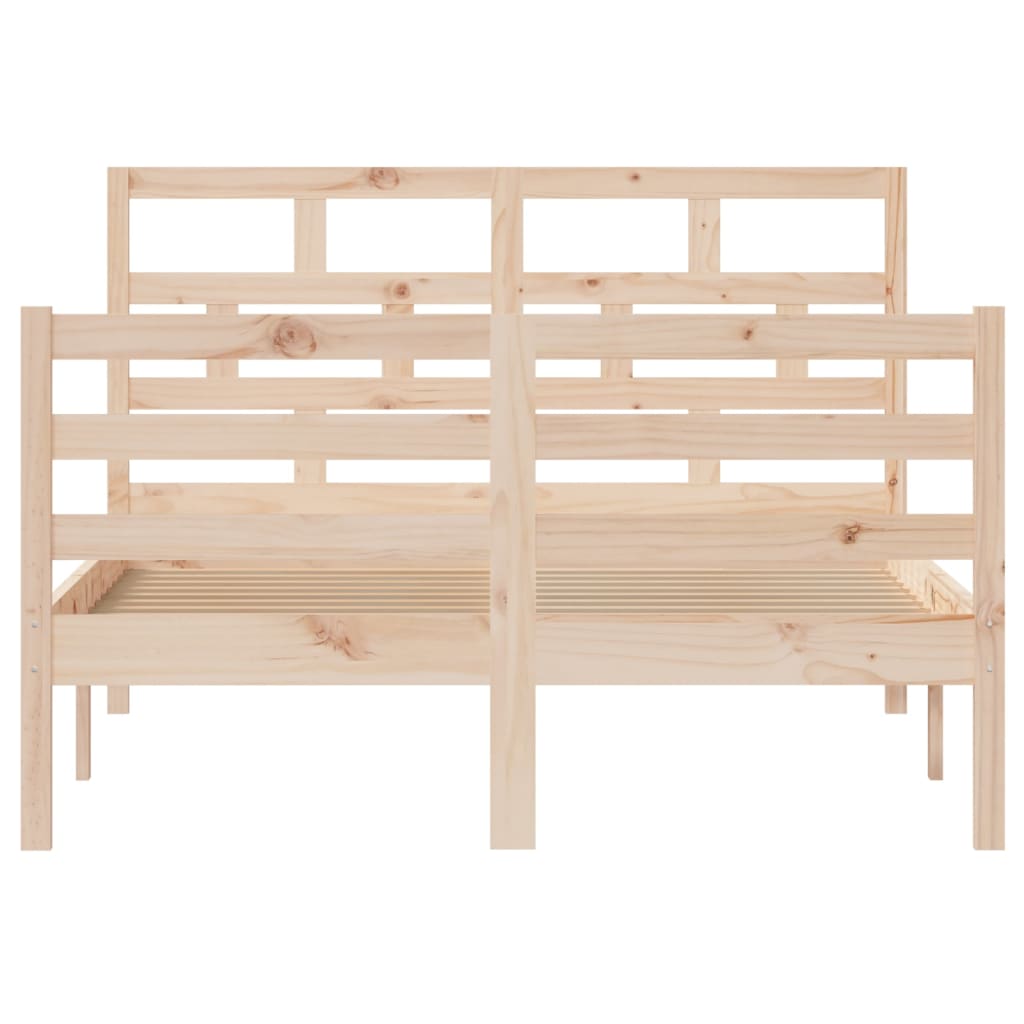 Cadre de lit sans matelas bois massif 120x200 cm - XIOS