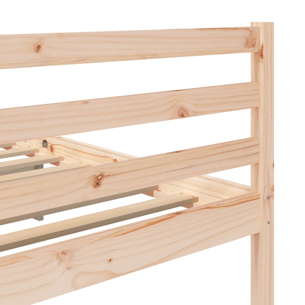 Cadre de lit sans matelas bois massif 200x200 cm - XIOS