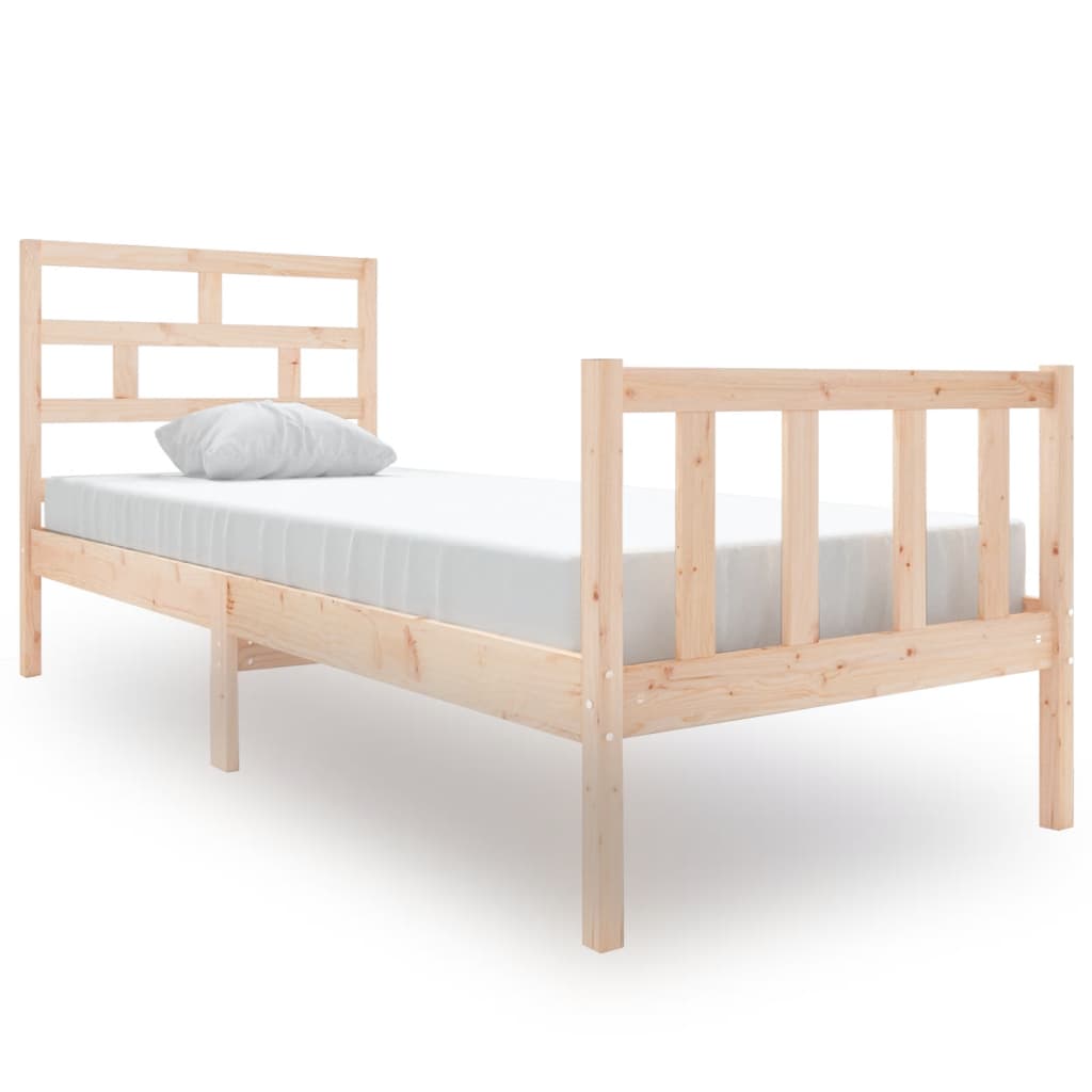 Cadre de lit sans matelas bois de pin massif - XIOS