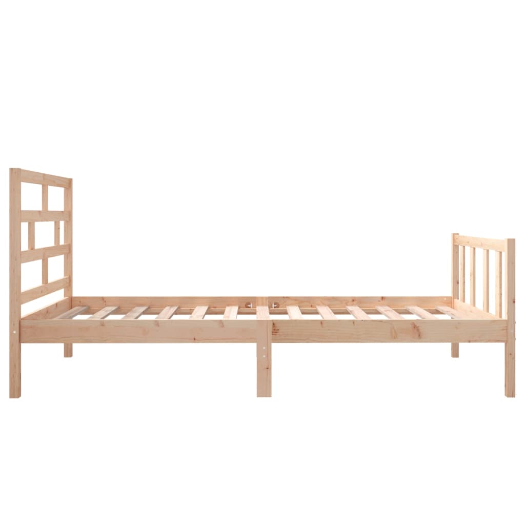 Cadre de lit sans matelas bois de pin massif - XIOS