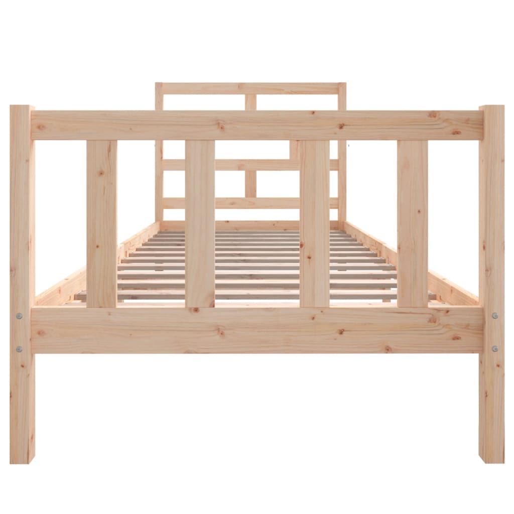 Cadre de lit sans matelas bois de pin massif - XIOS