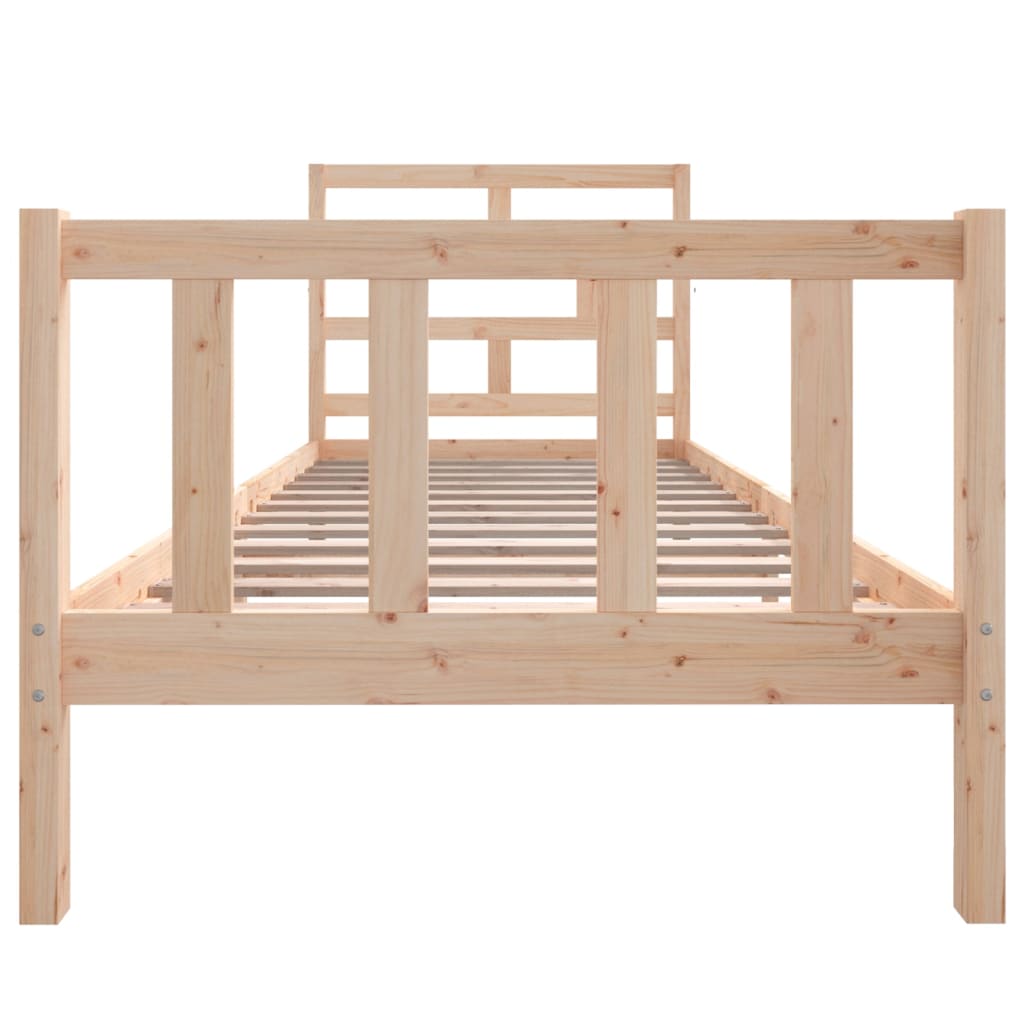 Cadre de lit sans matelas bois massif 90x200 cm - XIOS