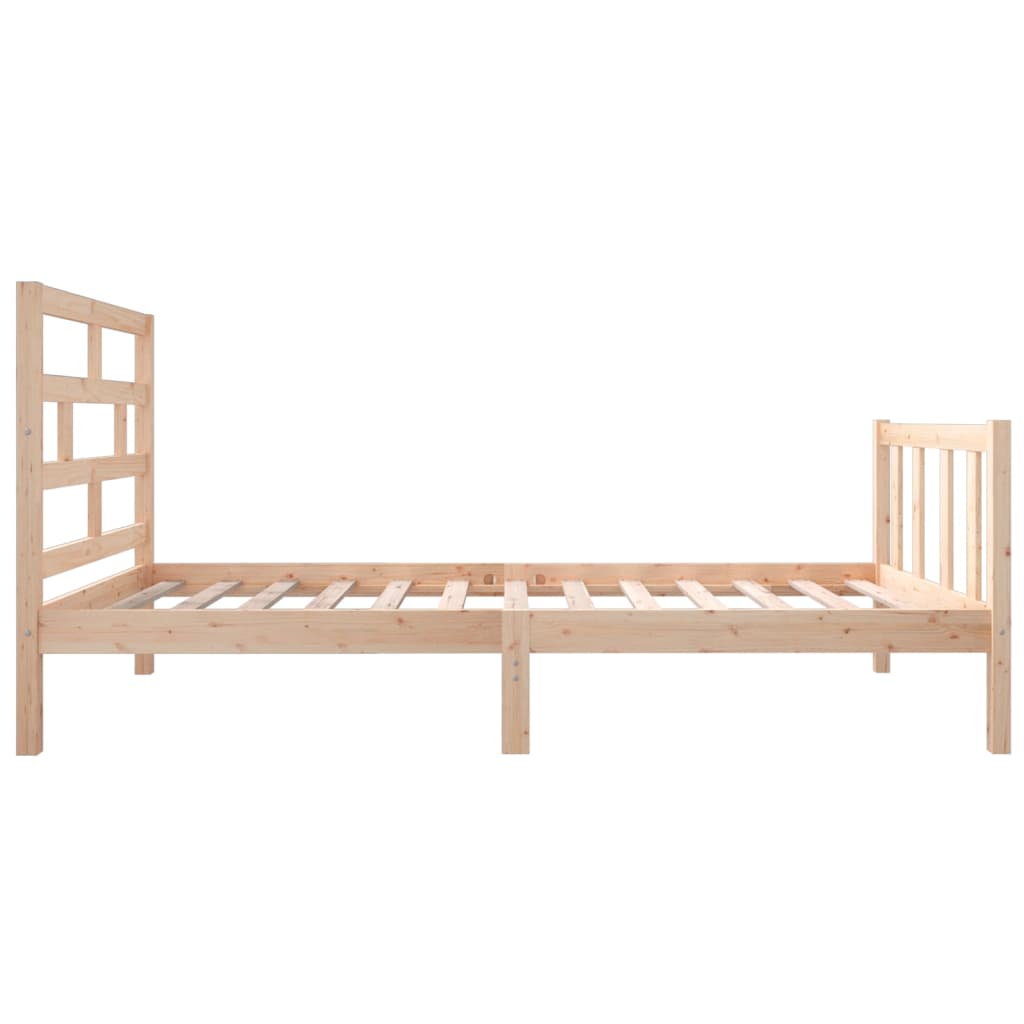 Cadre de lit sans matelas bois massif 90x200 cm - XIOS