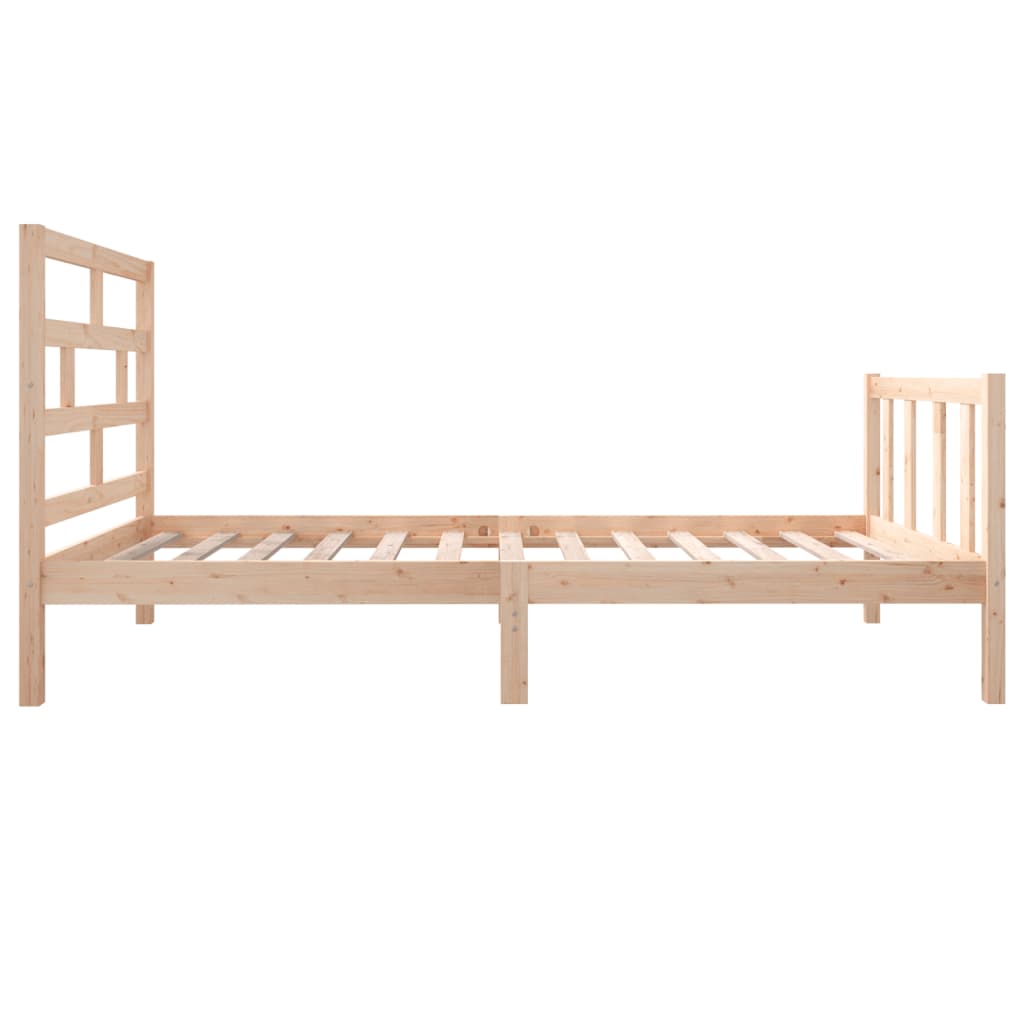 Cadre de lit sans matelas bois massif 100x200 cm - XIOS
