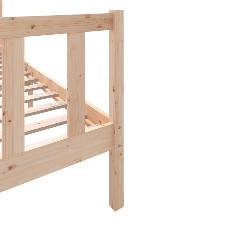 Cadre de lit sans matelas bois massif 100x200 cm - XIOS