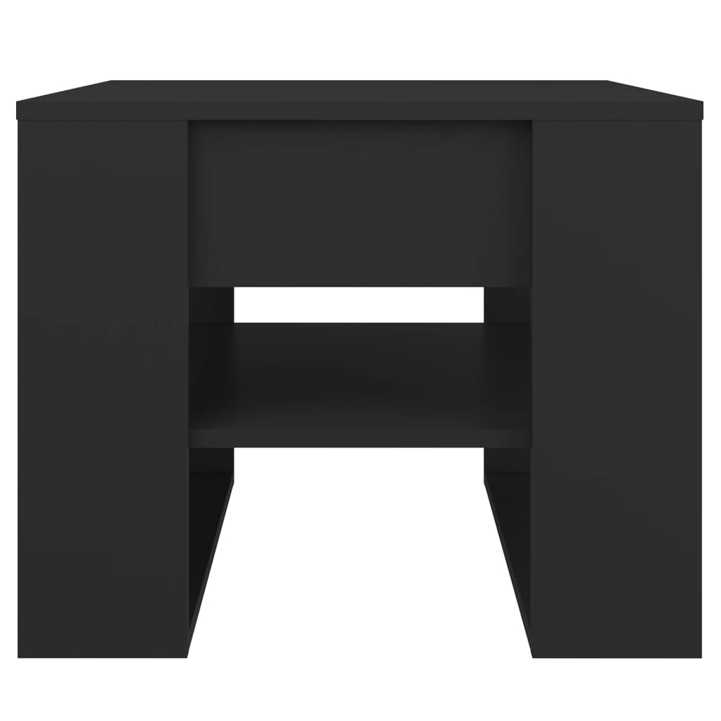Table basse noir 55,5x55x45 cm bois d'ingénierie - XIOS