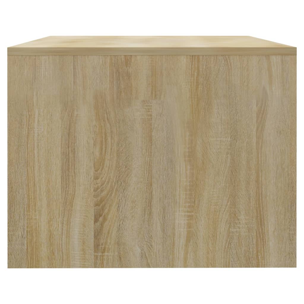 Table basse chêne sonoma 102x55x42 cm bois d'ingénierie - XIOS