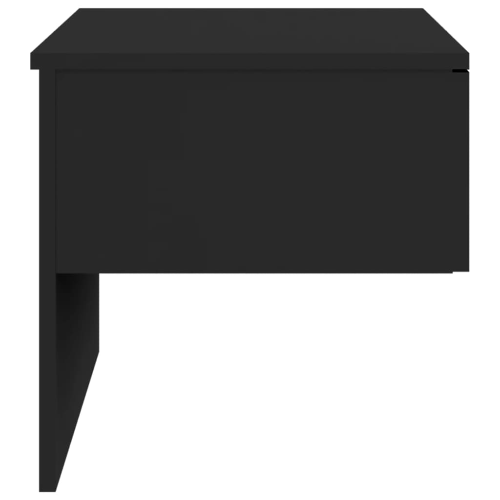 Tables de chevet murales 2 pcs Noir - XIOS
