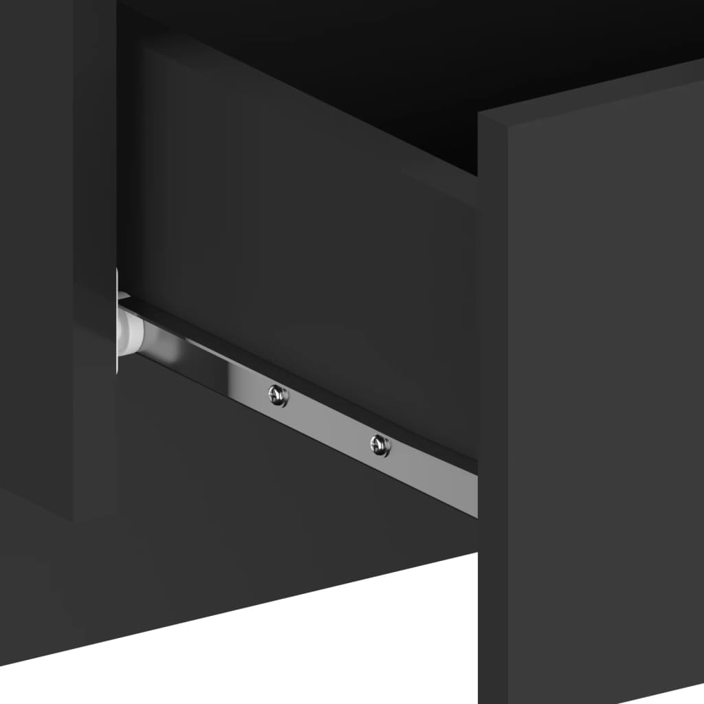 Tables de chevet murales 2 pcs Noir - XIOS