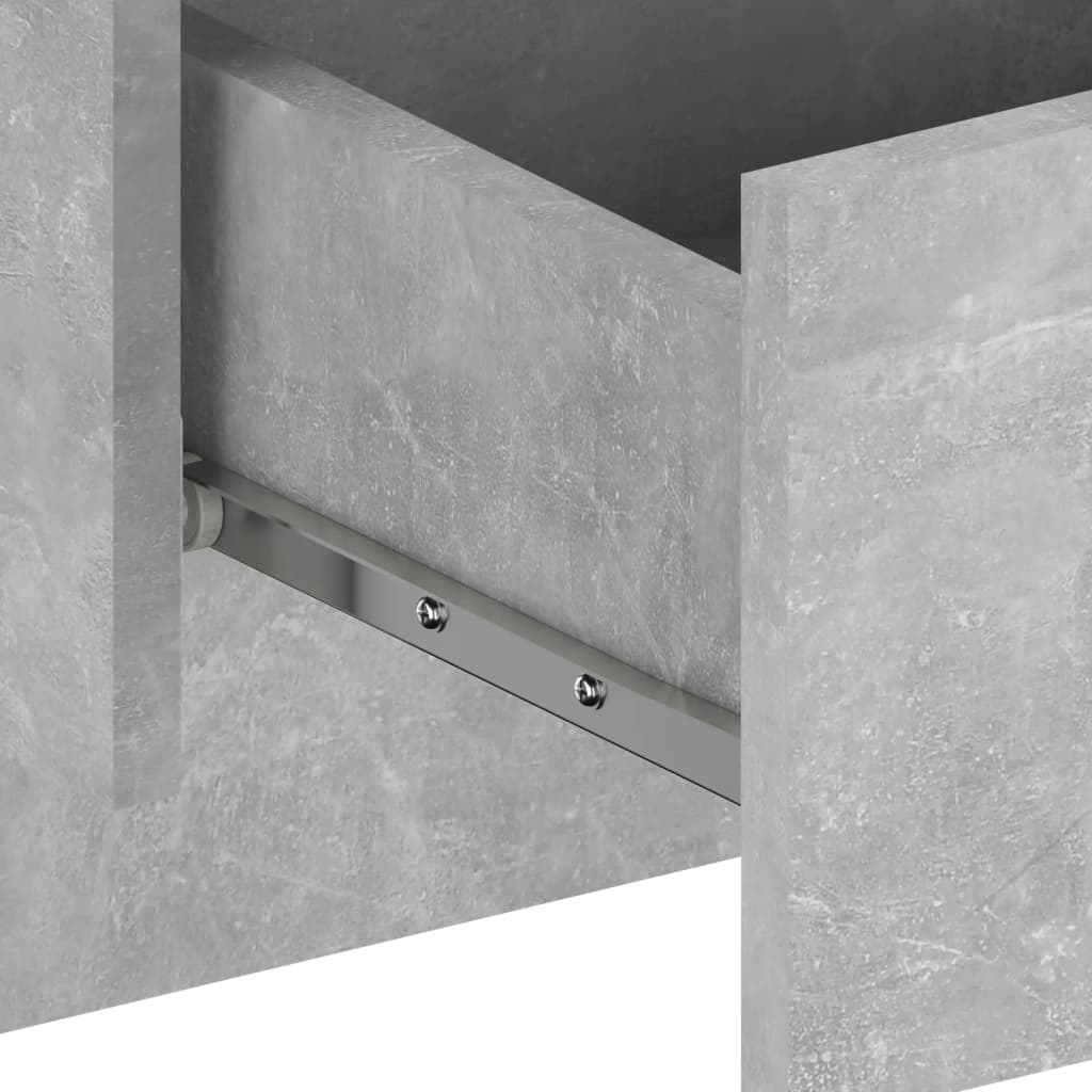Tables de chevet murales 2 pcs Gris béton - XIOS