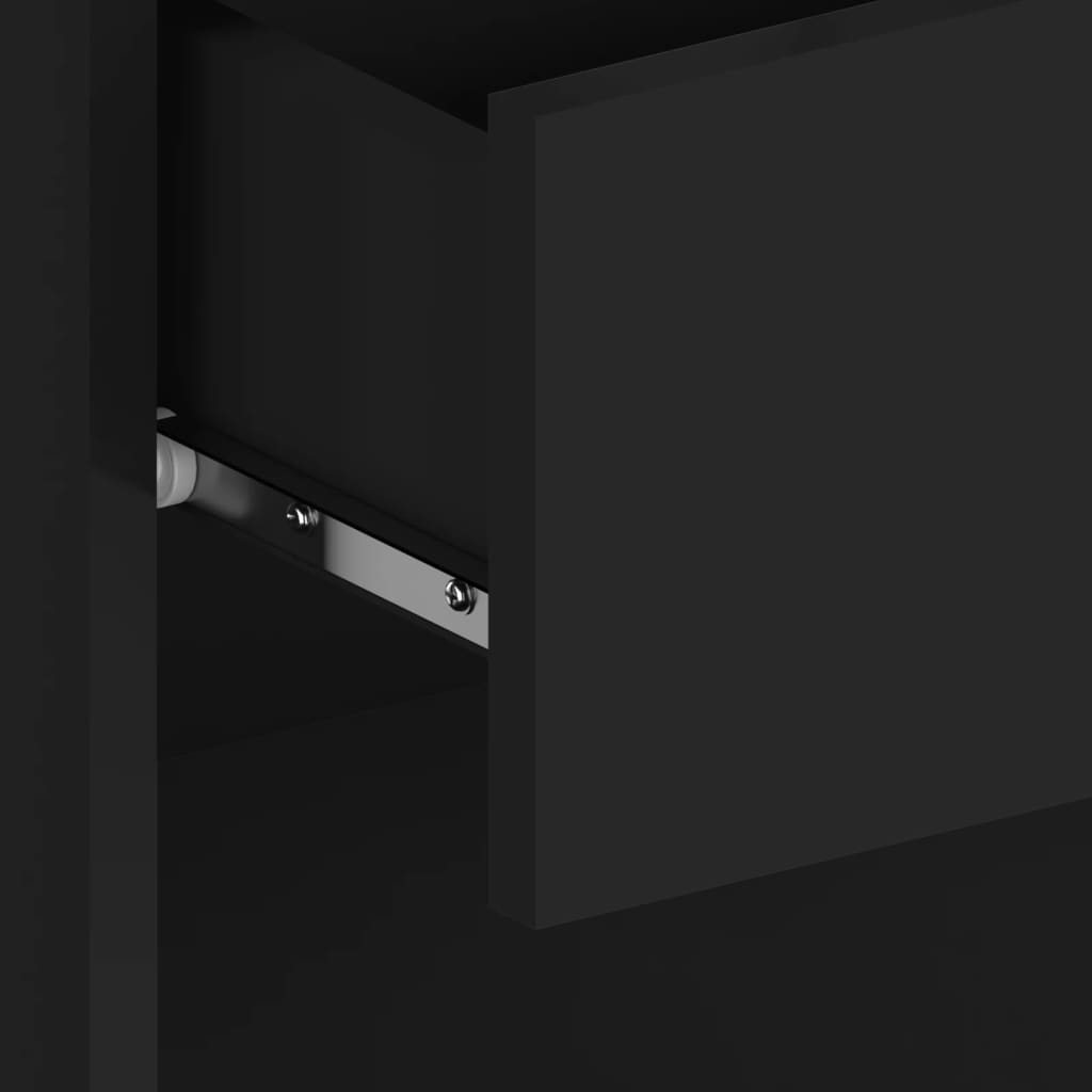 Tables de chevet murales 2 pcs Noir - XIOS