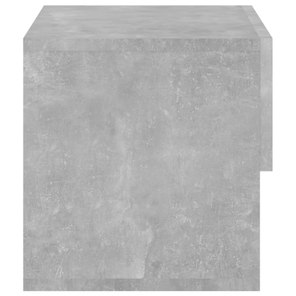 Table de chevet murale Gris béton - XIOS