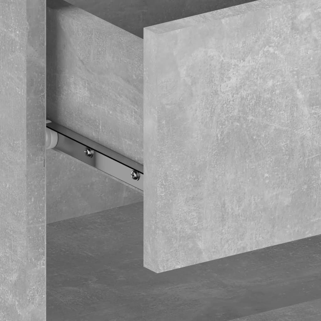 Table de chevet murale Gris béton - XIOS