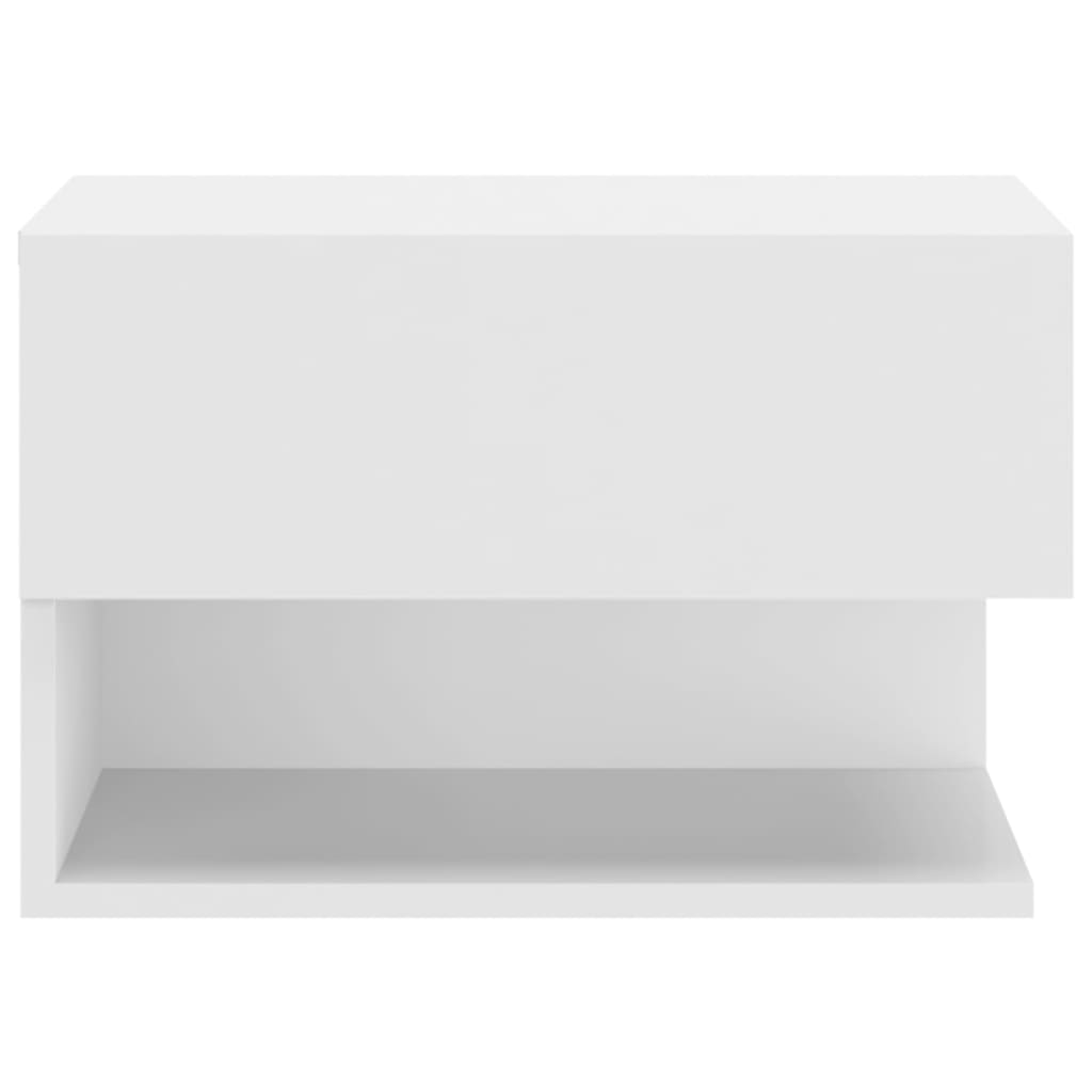 Table de chevet murale Blanc brillant - XIOS