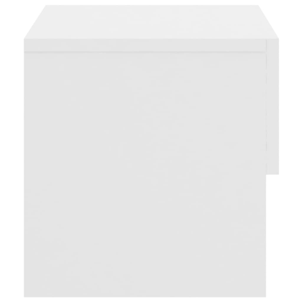Table de chevet murale Blanc brillant - XIOS