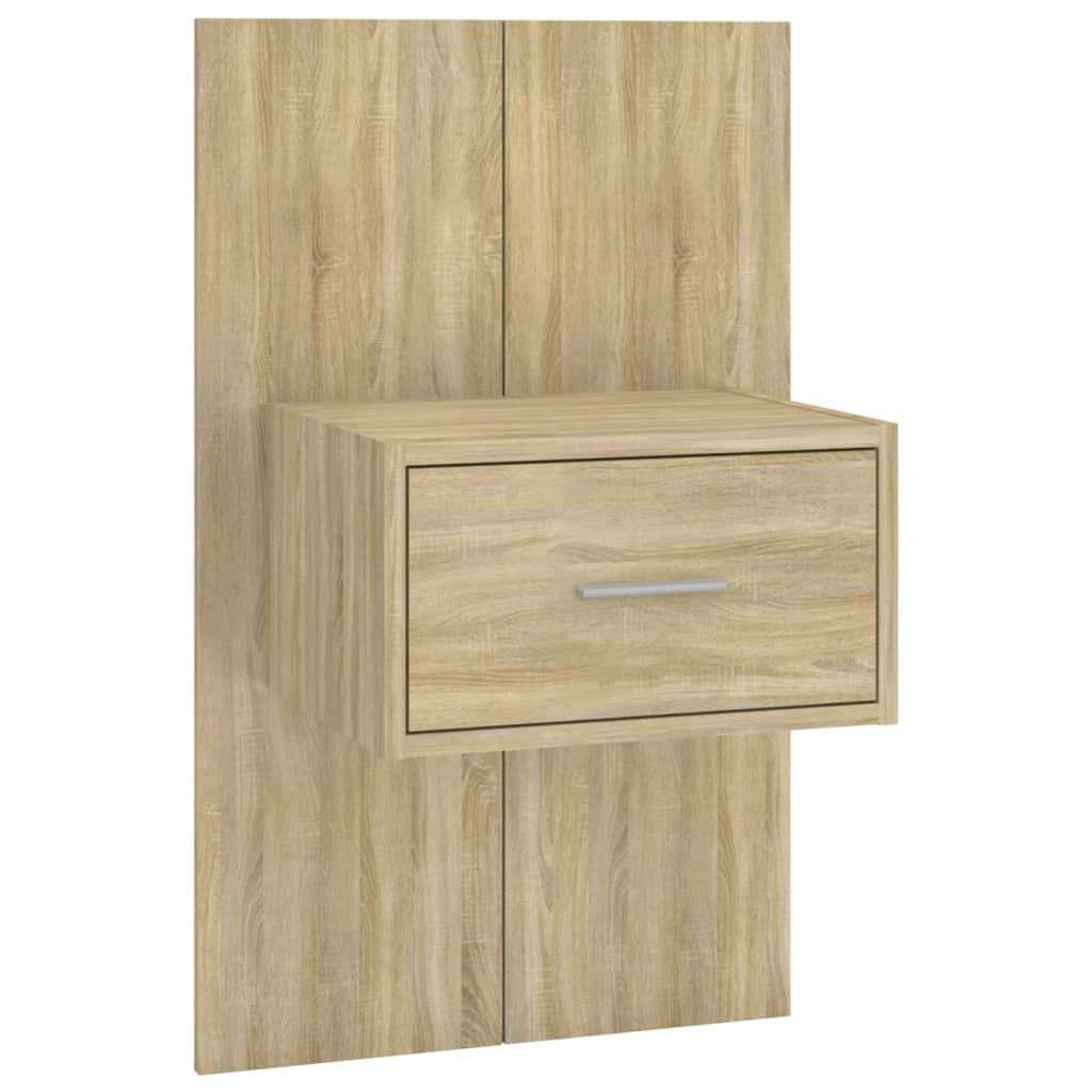Tables de chevet murales 2 pcs Chêne sonoma - XIOS