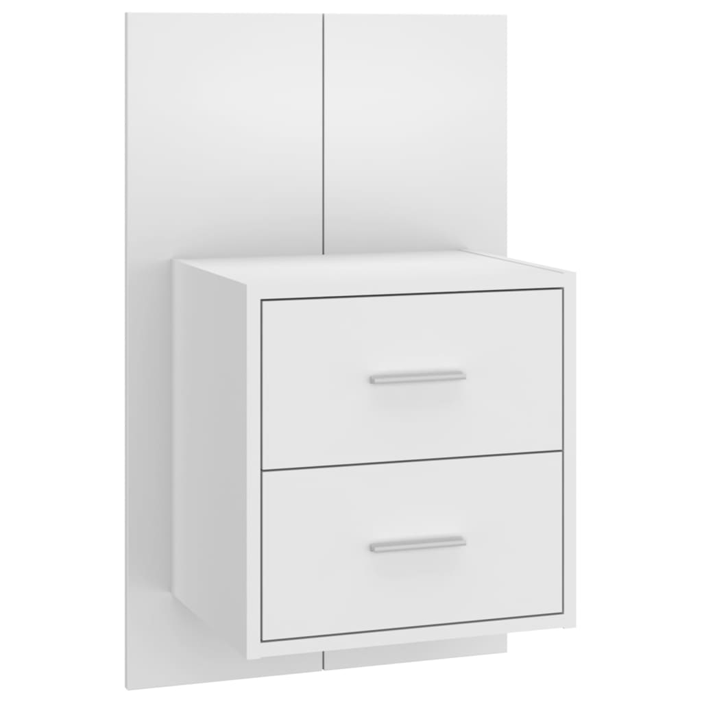 Table de chevet murale Blanc brillant - XIOS