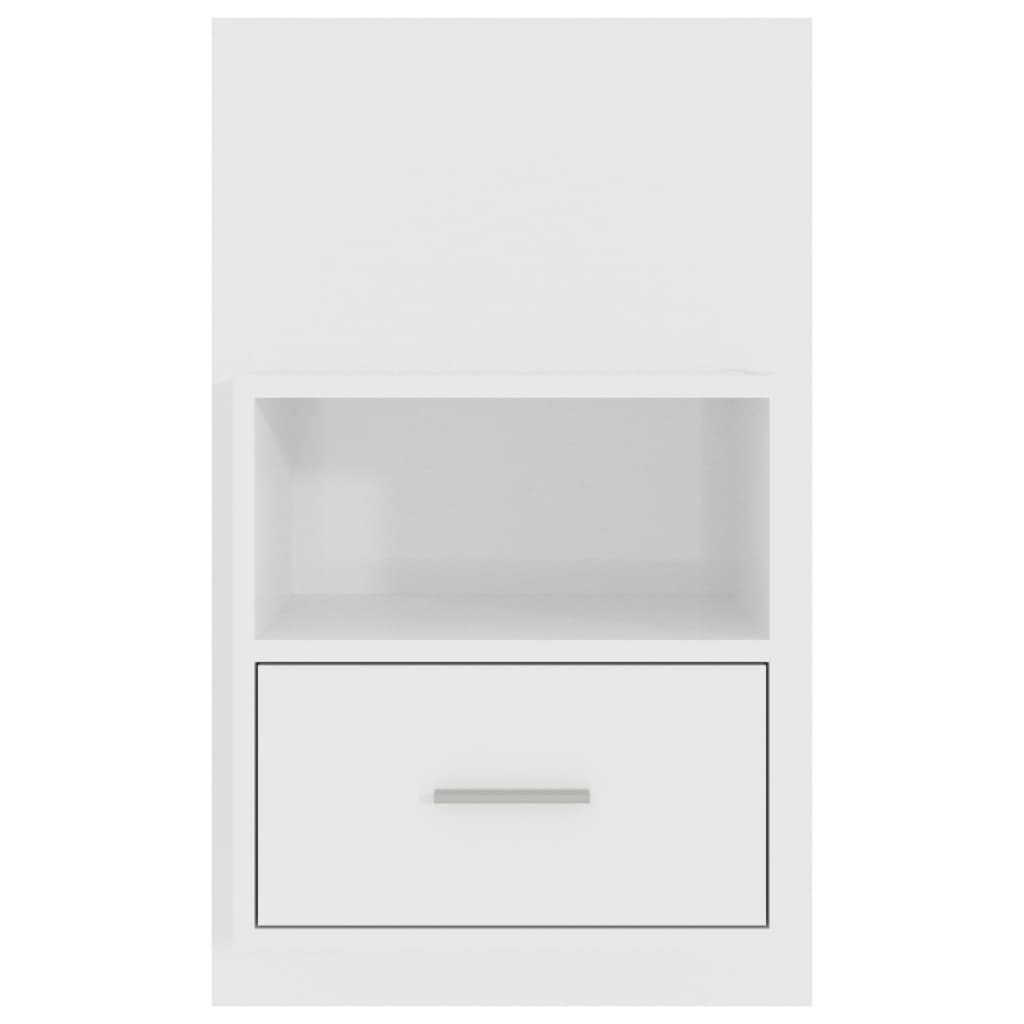 Table de chevet murale Blanc brillant - XIOS