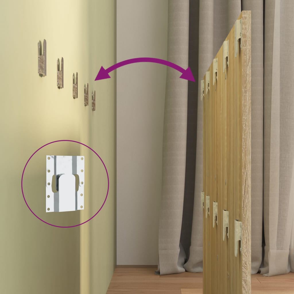 Tête de lit Chêne sonoma 120x1,5x80 cm Bois d'ingénierie - XIOS