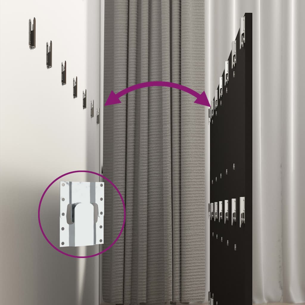 Tête de lit murale Noir 240x1,5x80 cm Bois d'ingénierie - XIOS