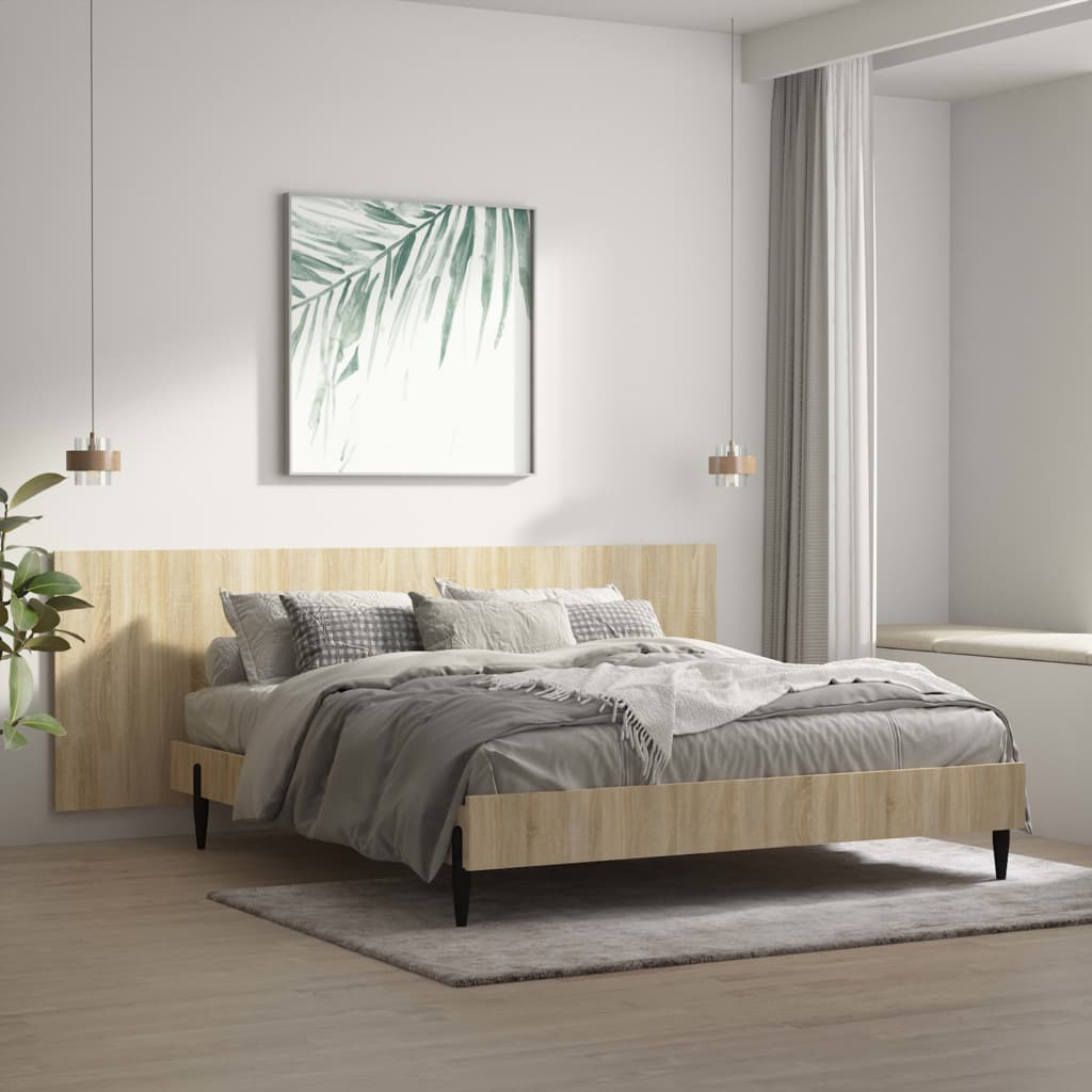 Tête de lit murale Chêne sonoma 240x1,5x80 cm Bois d'ingénierie - XIOS