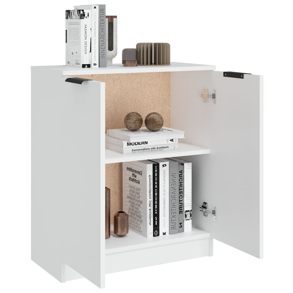 Buffet Blanc 60x30x70 cm Bois d'ingénierie - XIOS