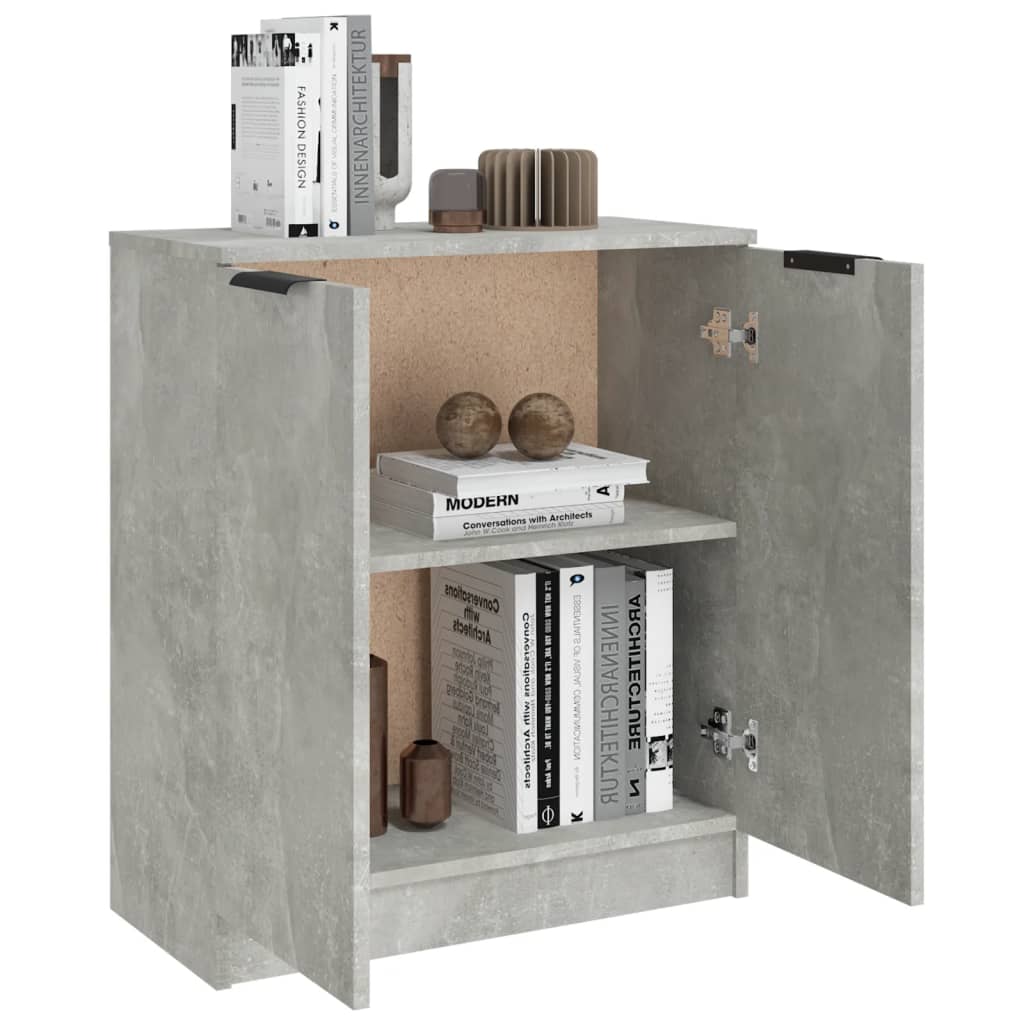 Buffet Gris béton 60x30x70 cm Bois d'ingénierie - XIOS