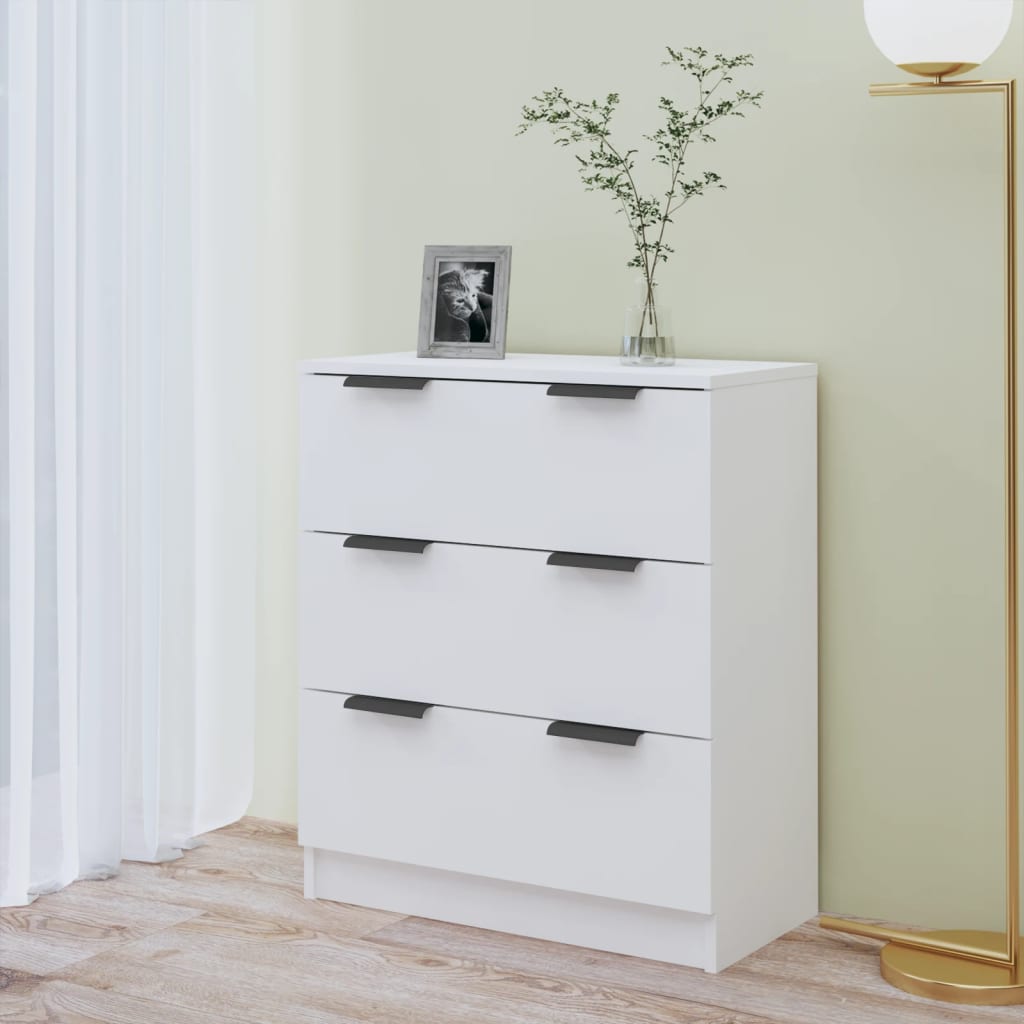 Buffet Blanc 60x30x70 cm Bois d'ingénierie - XIOS