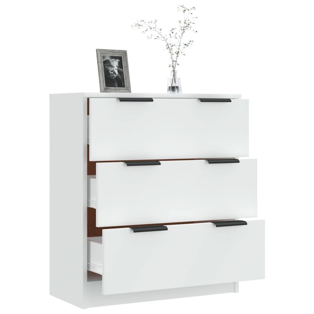 Buffet Blanc 60x30x70 cm Bois d'ingénierie - XIOS