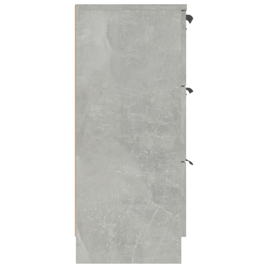 Buffet Gris béton 60x30x70 cm Bois d'ingénierie - XIOS