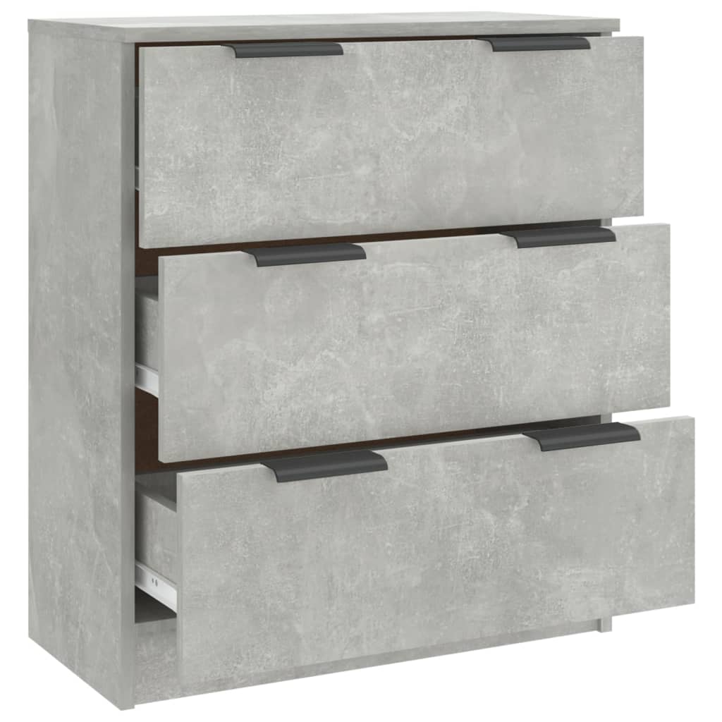 Buffet Gris béton 60x30x70 cm Bois d'ingénierie - XIOS