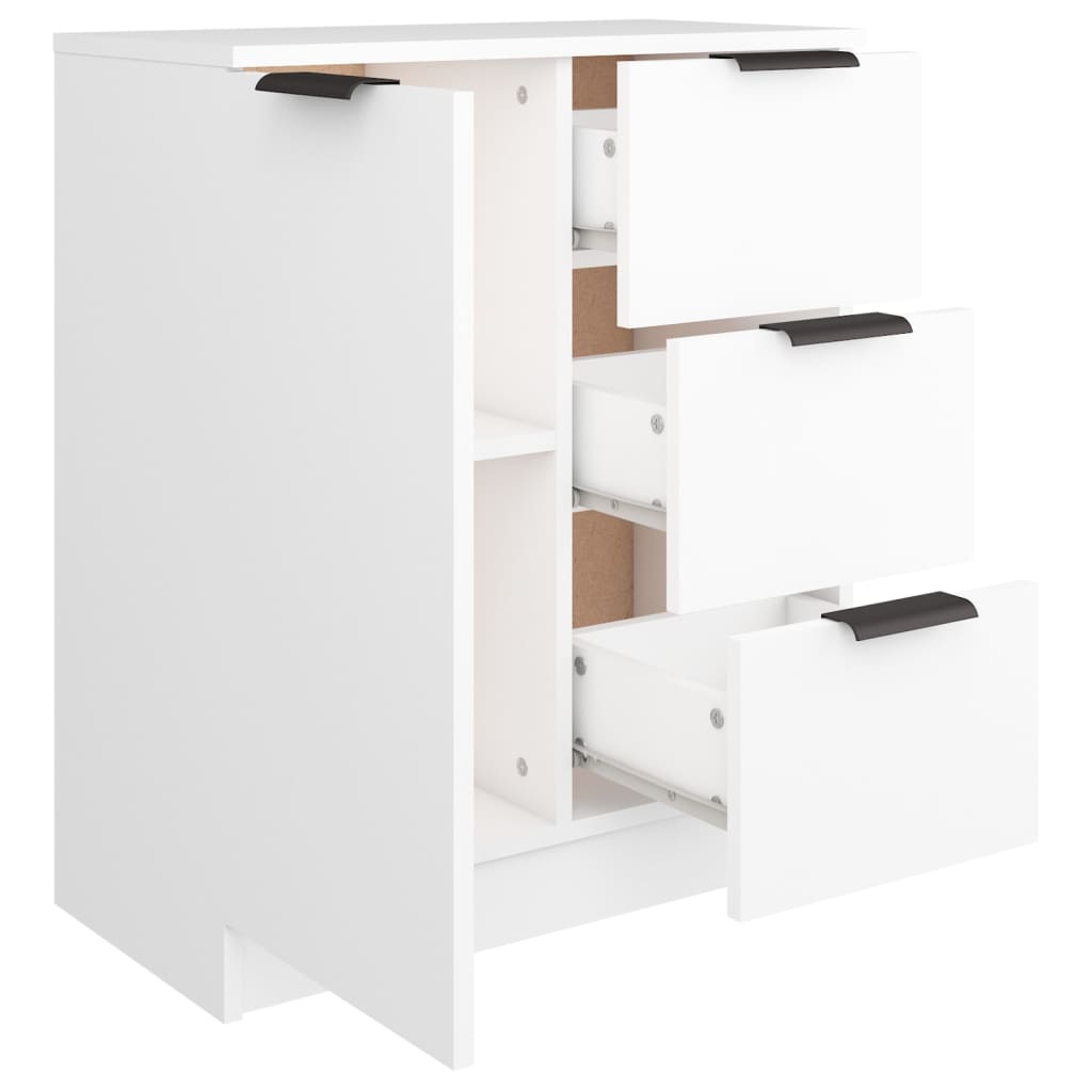 Buffet Blanc 60x30x70 cm Bois d'ingénierie - XIOS