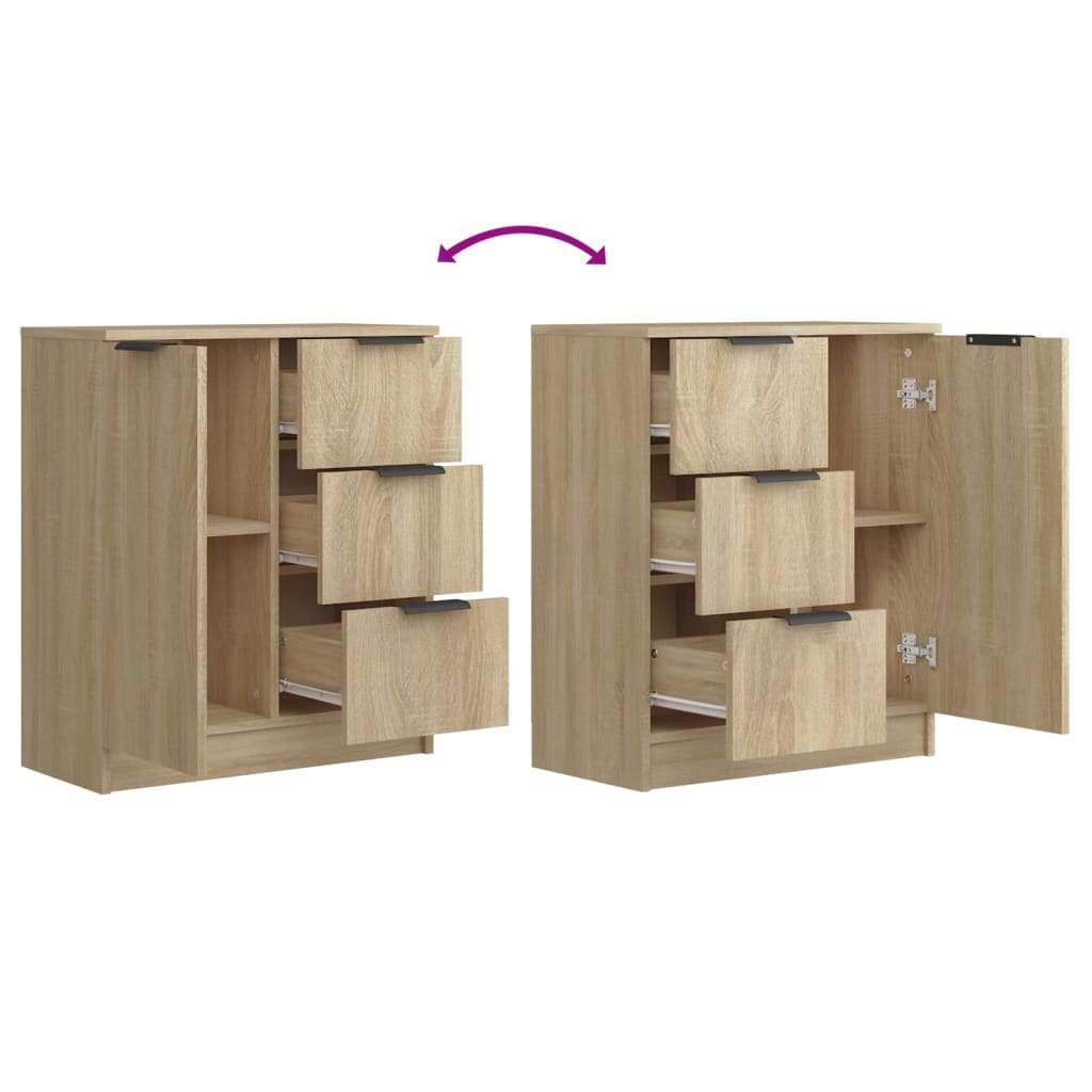 Buffet Chêne sonoma 60x30x70 cm Bois d'ingénierie - XIOS