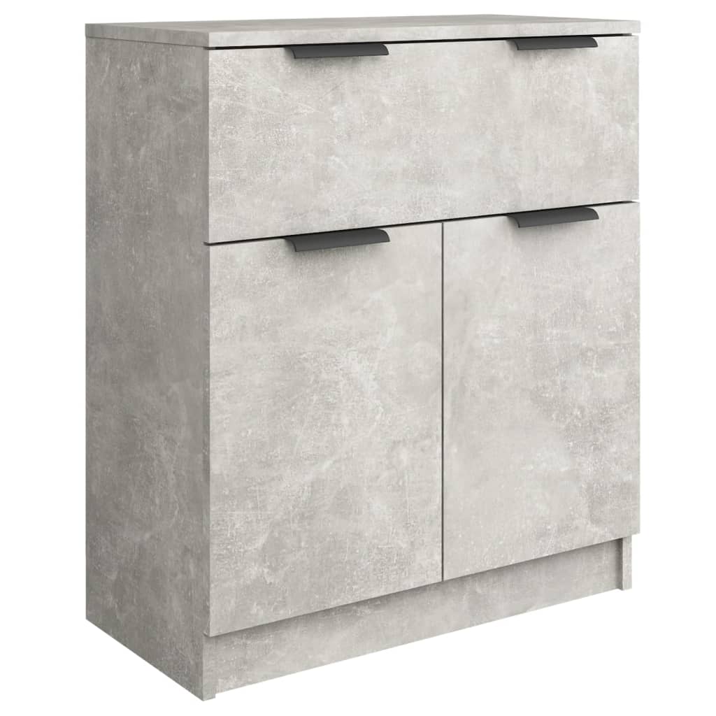 Buffet Gris béton 60x30x70 cm Bois d'ingénierie - XIOS