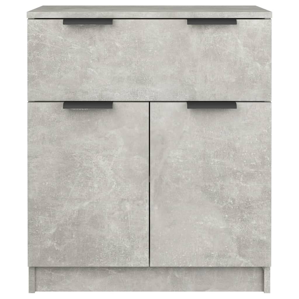 Buffet Gris béton 60x30x70 cm Bois d'ingénierie - XIOS