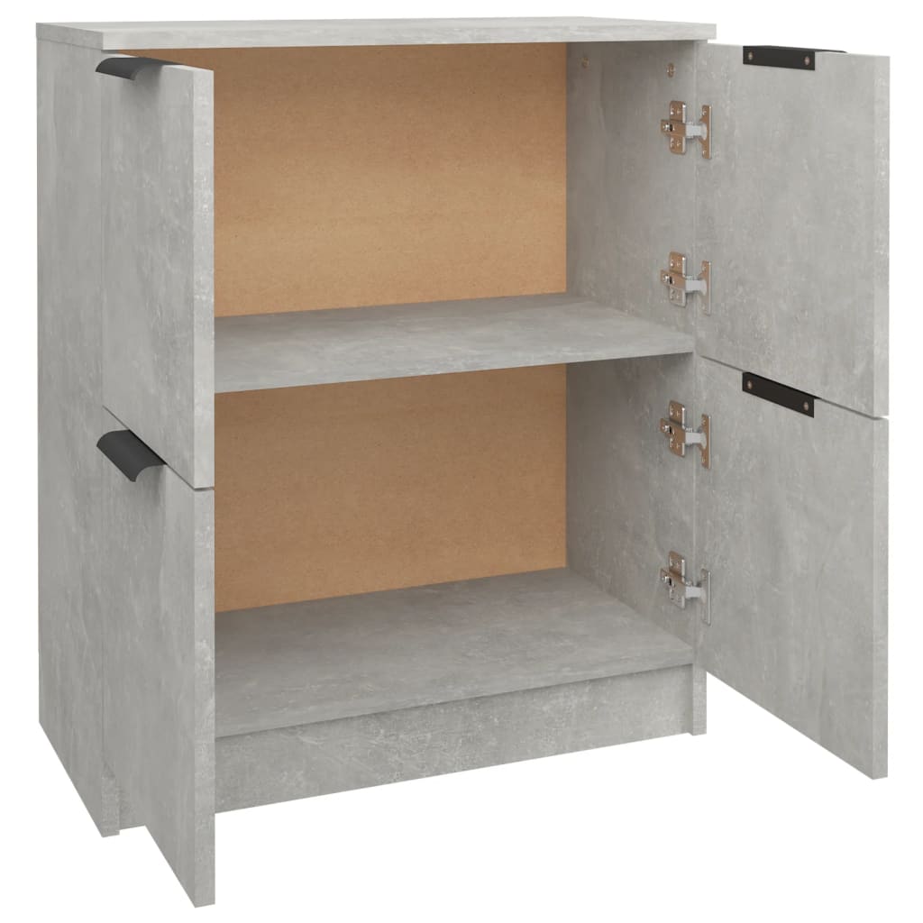Buffet Gris béton 60x30x70 cm Bois d'ingénierie - XIOS