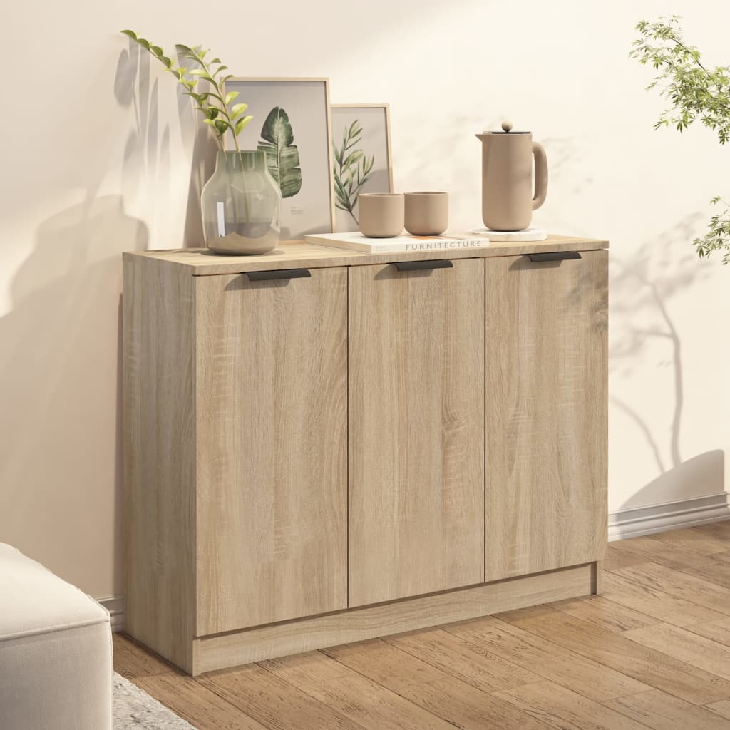 Buffet Chêne sonoma 90,5x30x70 cm Bois d'ingénierie - XIOS