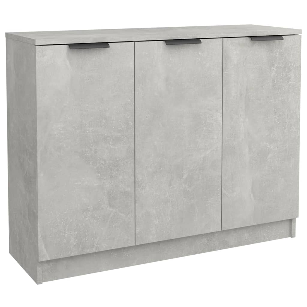 Buffet Gris béton 90,5x30x70 cm Bois d'ingénierie - XIOS